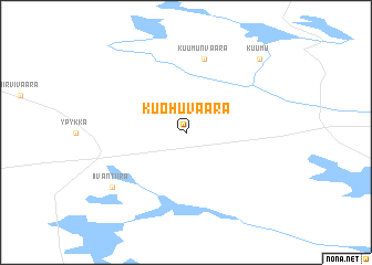 map of Kuohuvaara