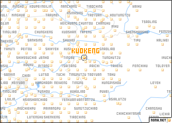 map of Kuo-k\