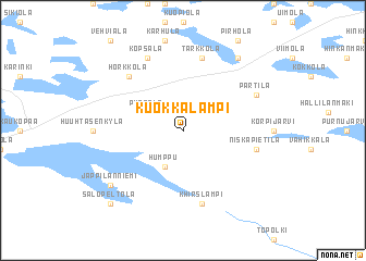 map of Kuokkalampi