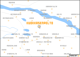 map of Kuokkasenpelto