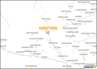 map of Kuŏk-tong