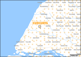 map of Kuo-kuang