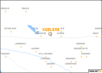 map of Kuolema
