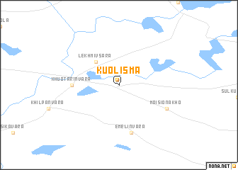 map of Kuolisma