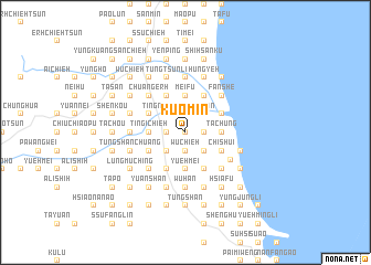 map of Kuo-min