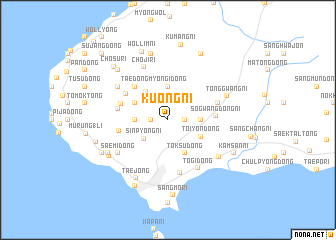 map of Kuŏng-ni