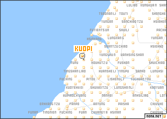 map of Kuo-p\