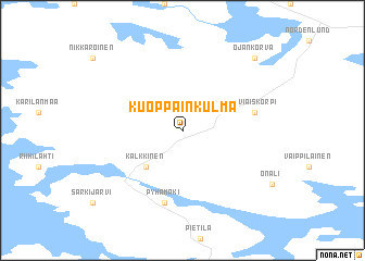 map of Kuoppainkulma