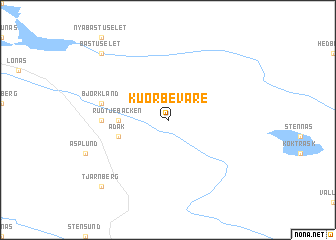 map of Kuorbevare