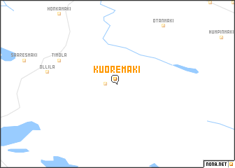 map of Kuoremäki