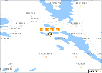 map of Kuoreniemi