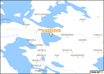 Kuorinka (Finland) map 