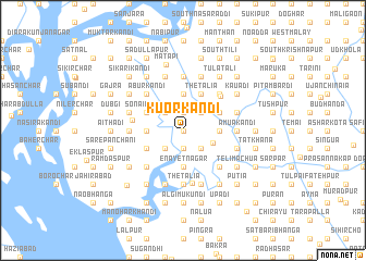 map of Kuorkāndi