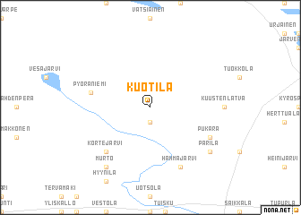 map of Kuotila