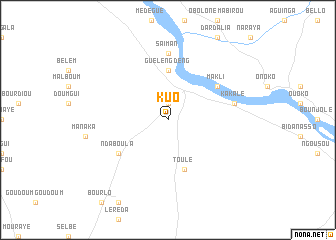 map of Kuo