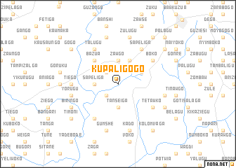 map of Kupaligogo