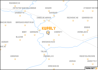 map of Kupaly