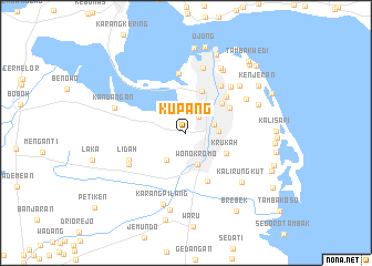 map of Kupang