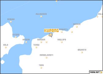 map of Kupang