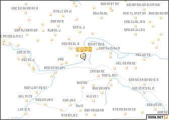map of Kupa