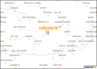 map of Kupchaya