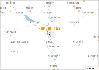 map of Kupchintsy