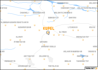 map of Kupelʼ