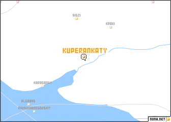 map of Kuperankaty