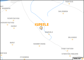 map of Kuperle