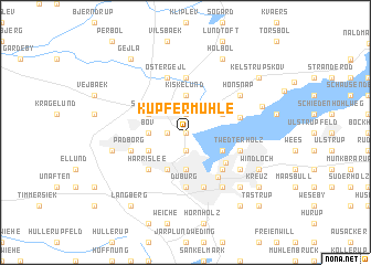 map of Kupfermühle
