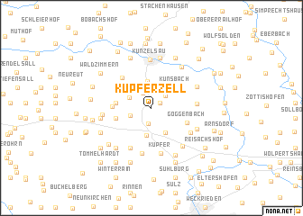 map of Kupferzell