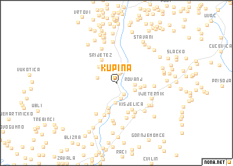 map of Kupina