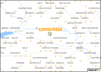 map of Kupiski Nowe