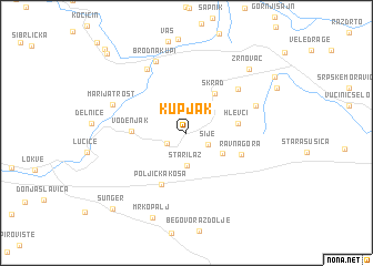 map of Kupjak