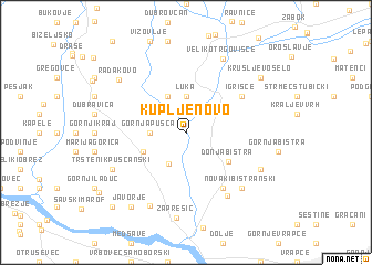 map of Kupljenovo