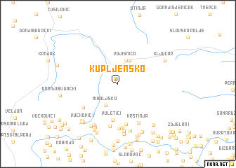 map of Kupljensko