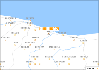 map of Küplüağzı