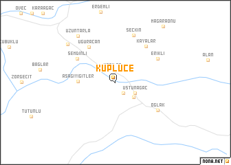 map of Küplüce