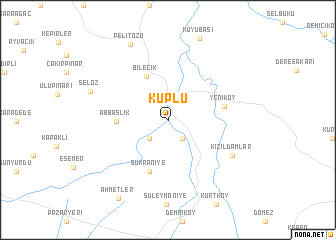 map of Küplü