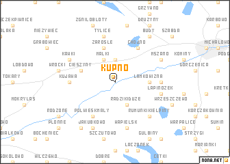 map of Kupno