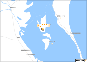 map of Kuppam