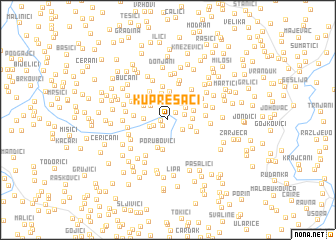 map of Kuprešaci