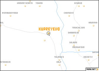 map of Kupreyevo