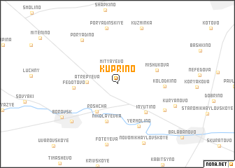 map of Kuprino