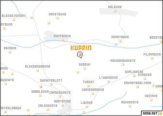 map of Kuprin