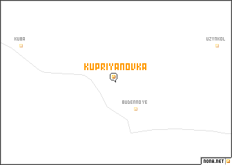 map of Kupriyanovka