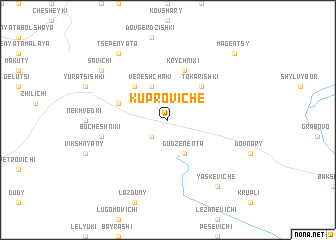 map of Kuproviche