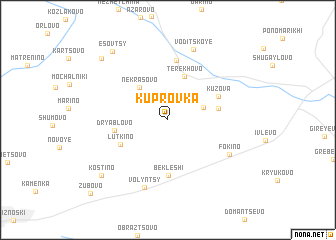 map of Kuprovka