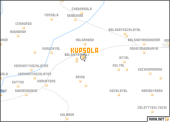 map of Kupsola