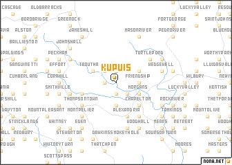 map of Kupuis